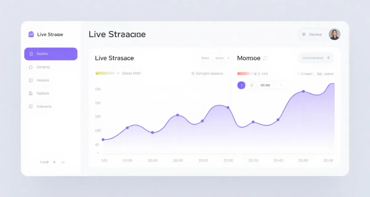 直播与趋势图示意