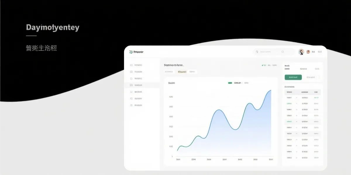 趋势图与数据表格示意